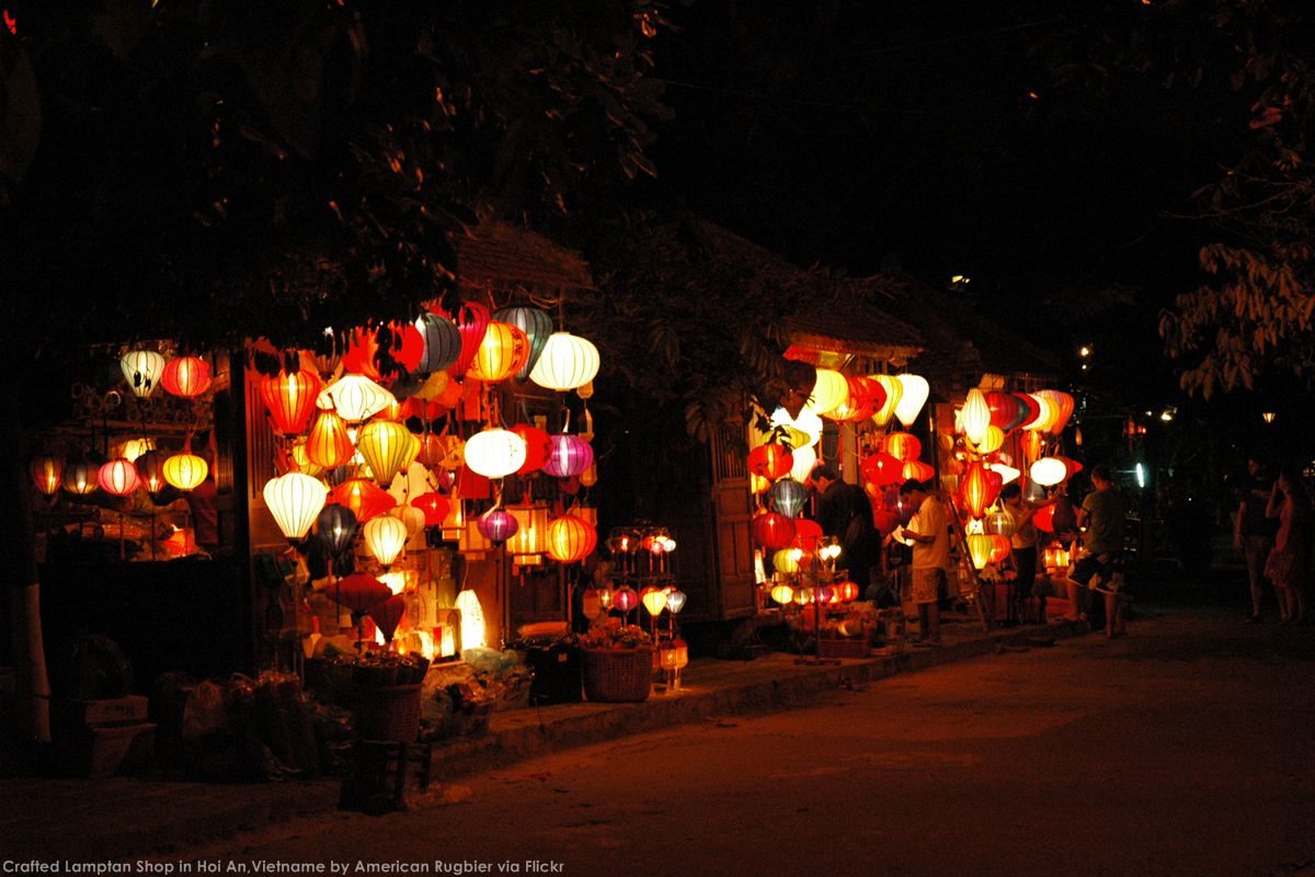 Crafted Lamptan Shop in Hoi An, Vietnam