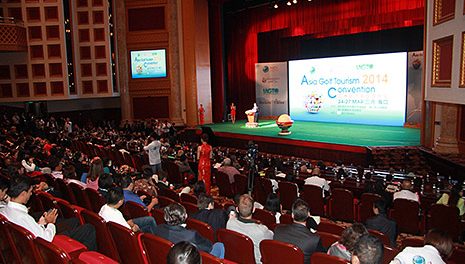 Balinese Platform at Asia Golf Tourism Convention