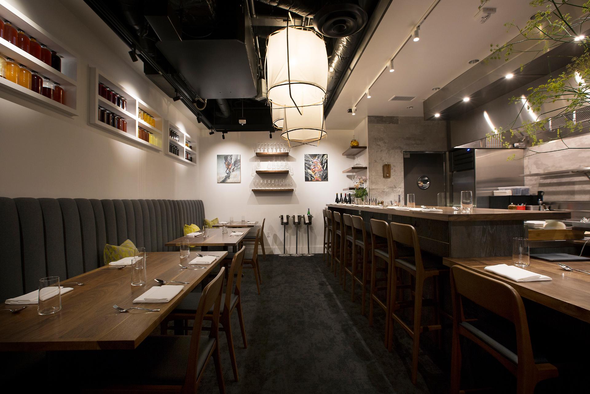 To access the dining room of Dialogue, a hidden spot in Santa Monica, guests must first venture down an alley, enter a backdoor service elevator and then punch in a secret code.