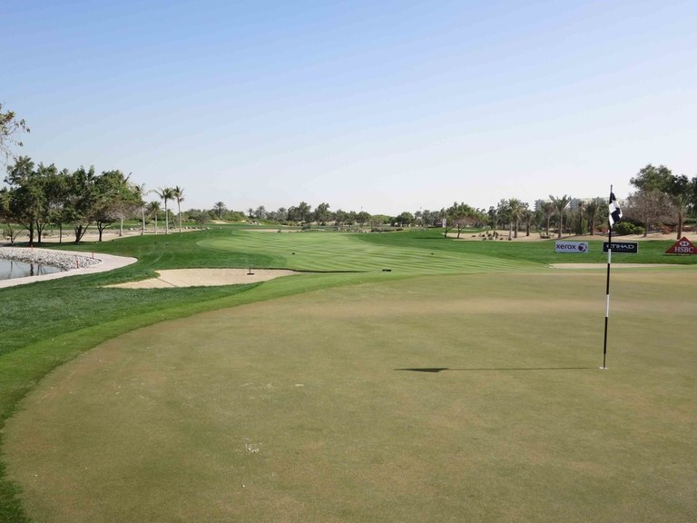 Abu Dhabi GC 16th hole